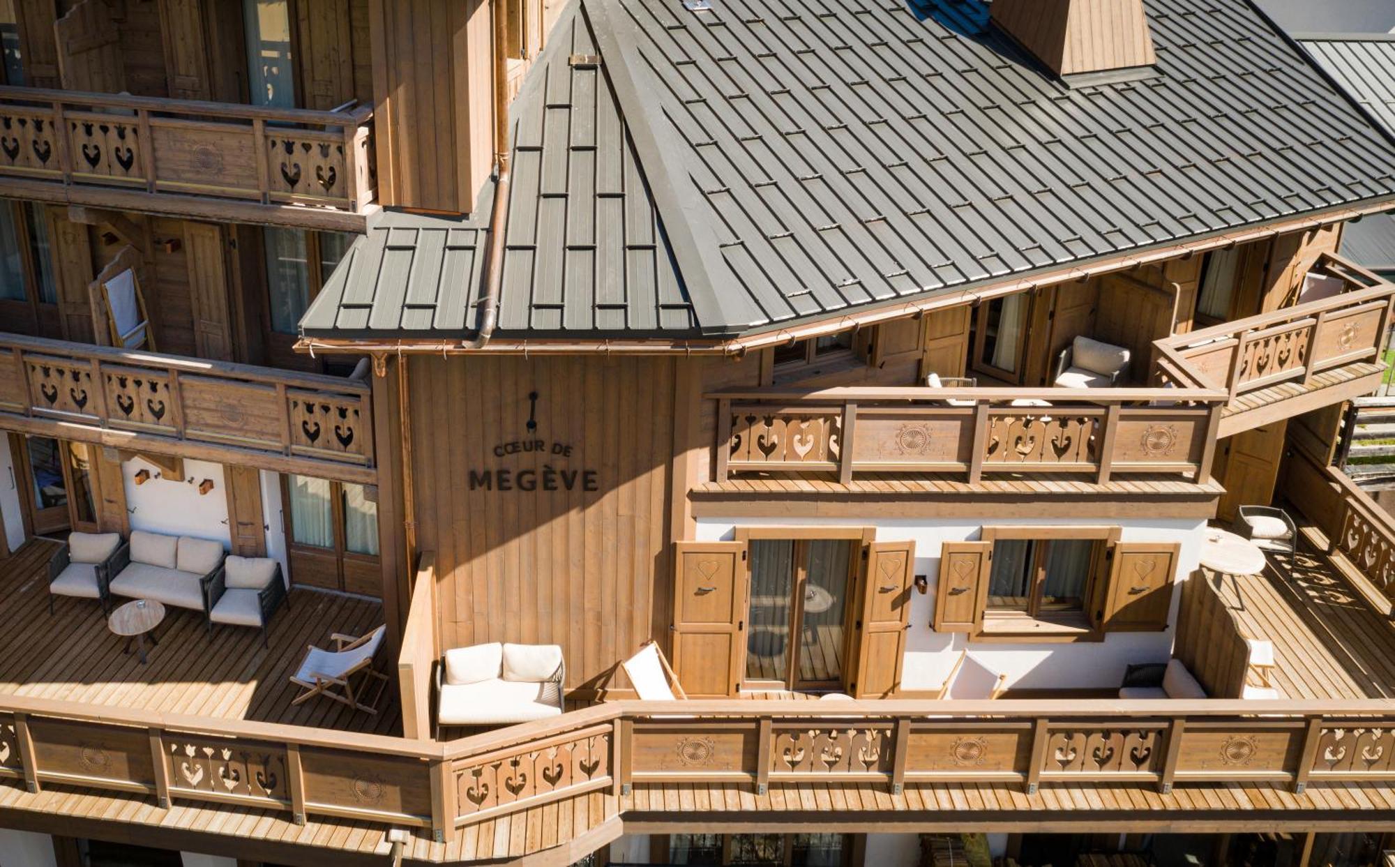 Coeur De Megeve Hotell Eksteriør bilde