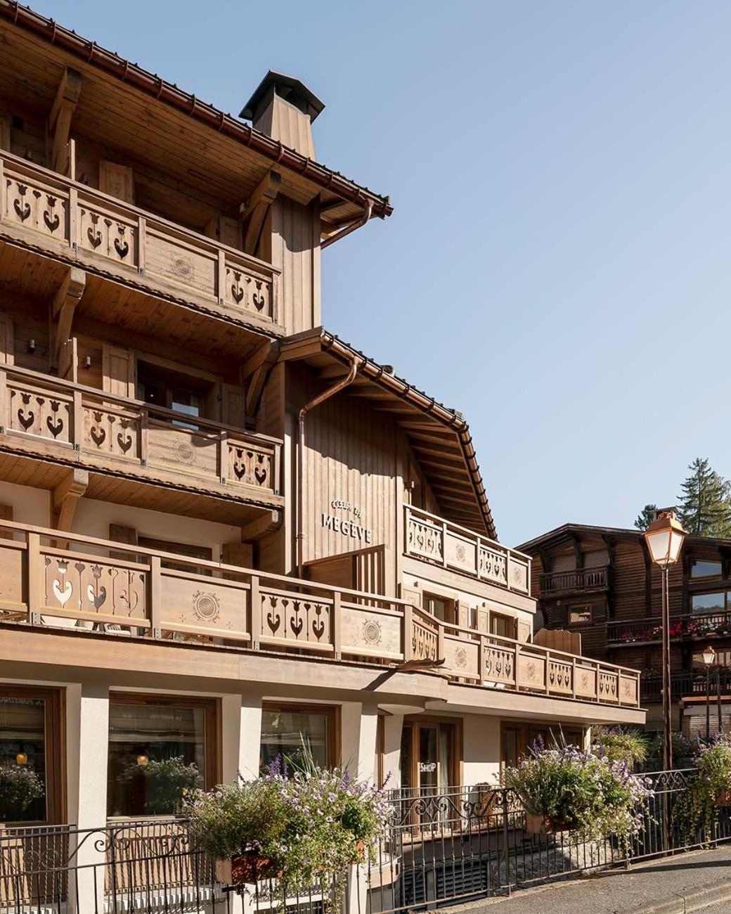 Coeur De Megeve Hotell Eksteriør bilde