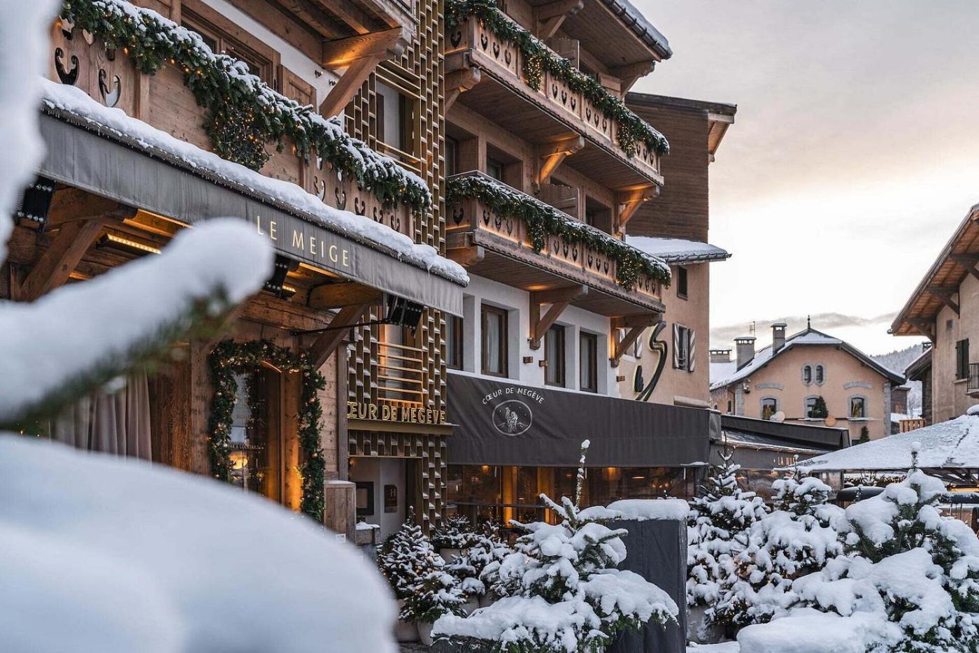 Coeur De Megeve Hotell Eksteriør bilde