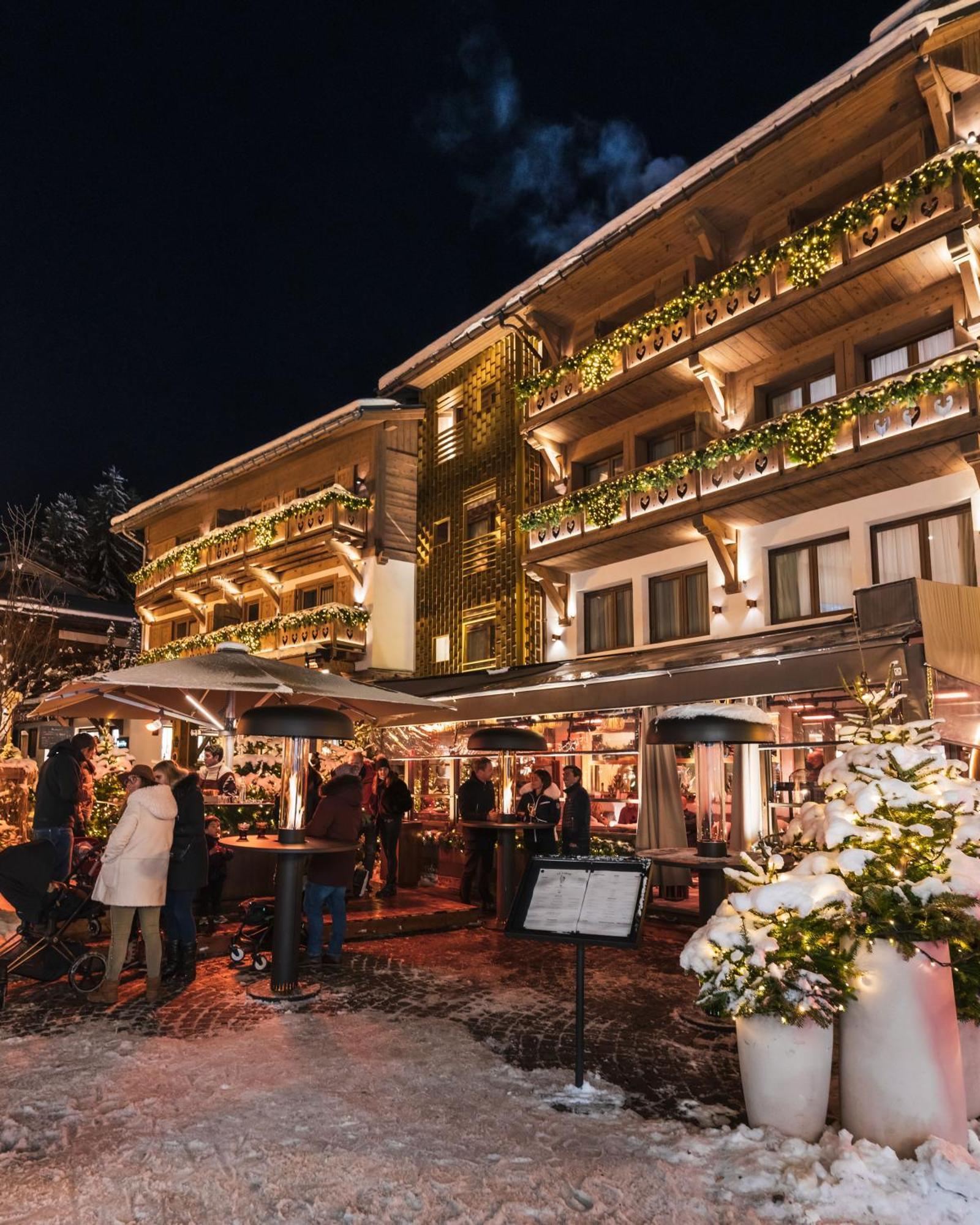 Coeur De Megeve Hotell Eksteriør bilde